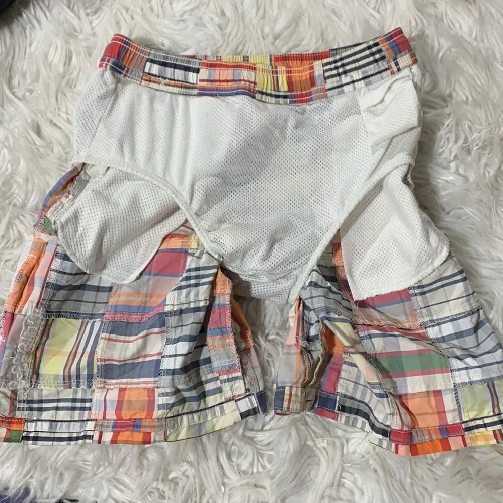 🟢3 for $20—-GAP Kids Patchwork Swim Shorts board shorts Elastic drawstring Waist